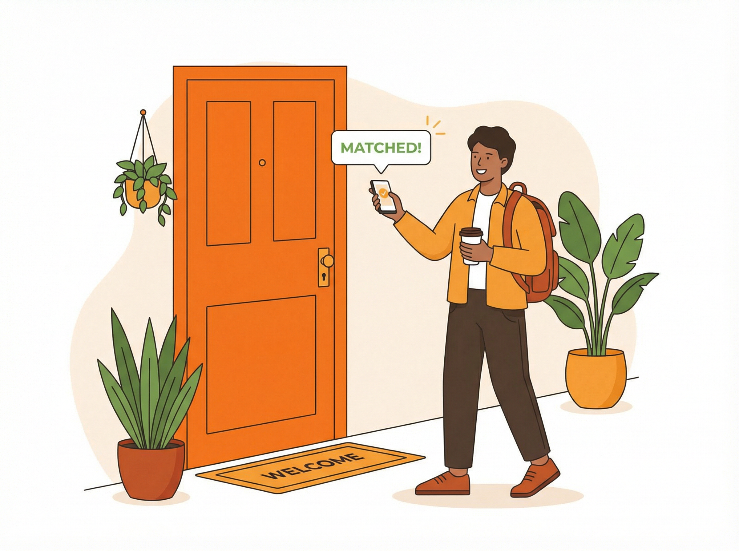 Inquilino Early-Adopter encontrando su habitación ideal